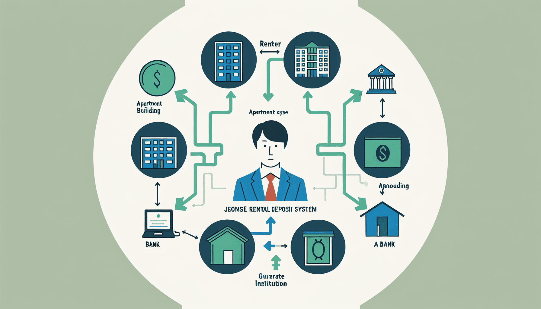 전세대출 구조 일러스트