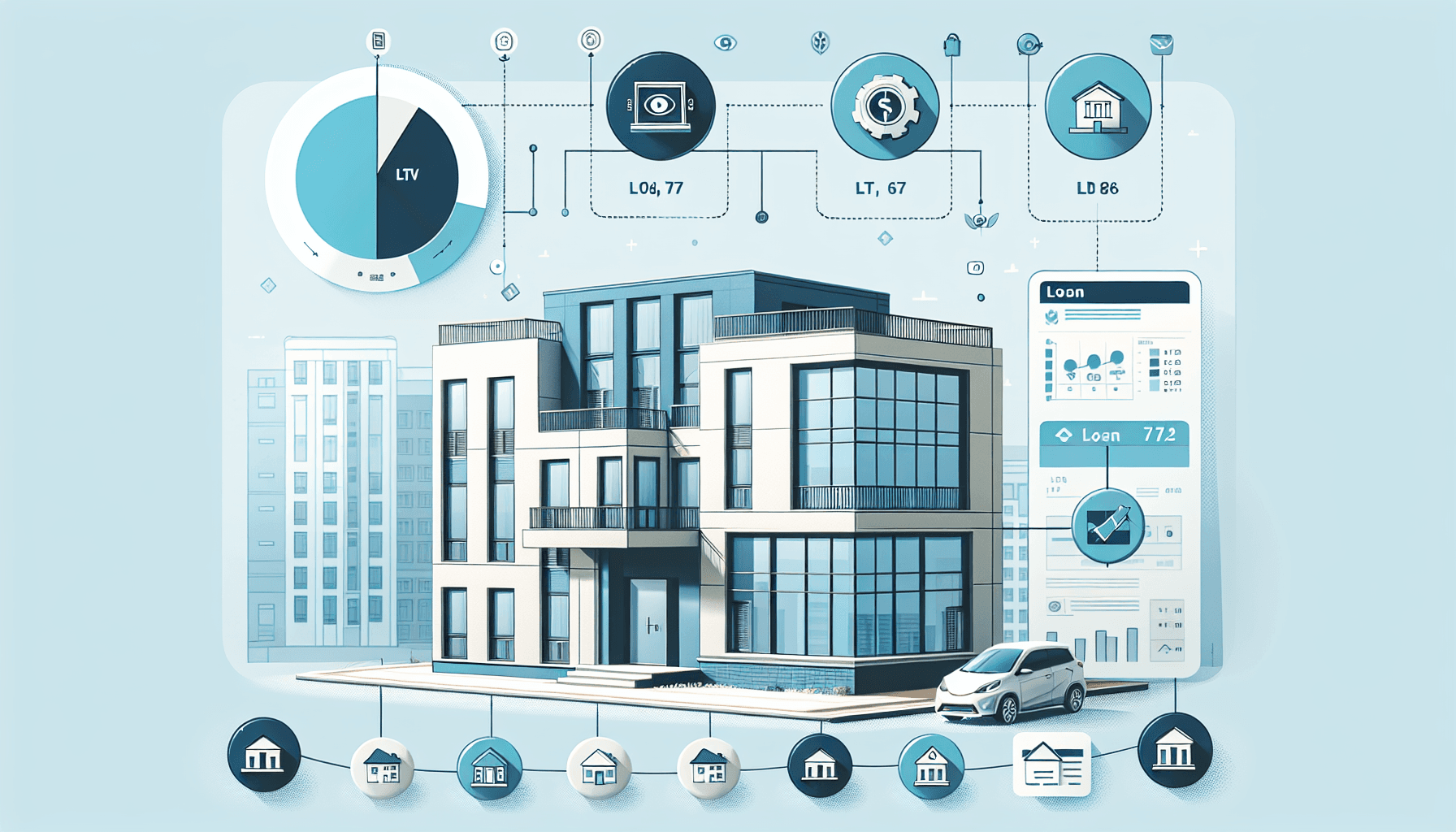 주택담보대출 개요 일러스트